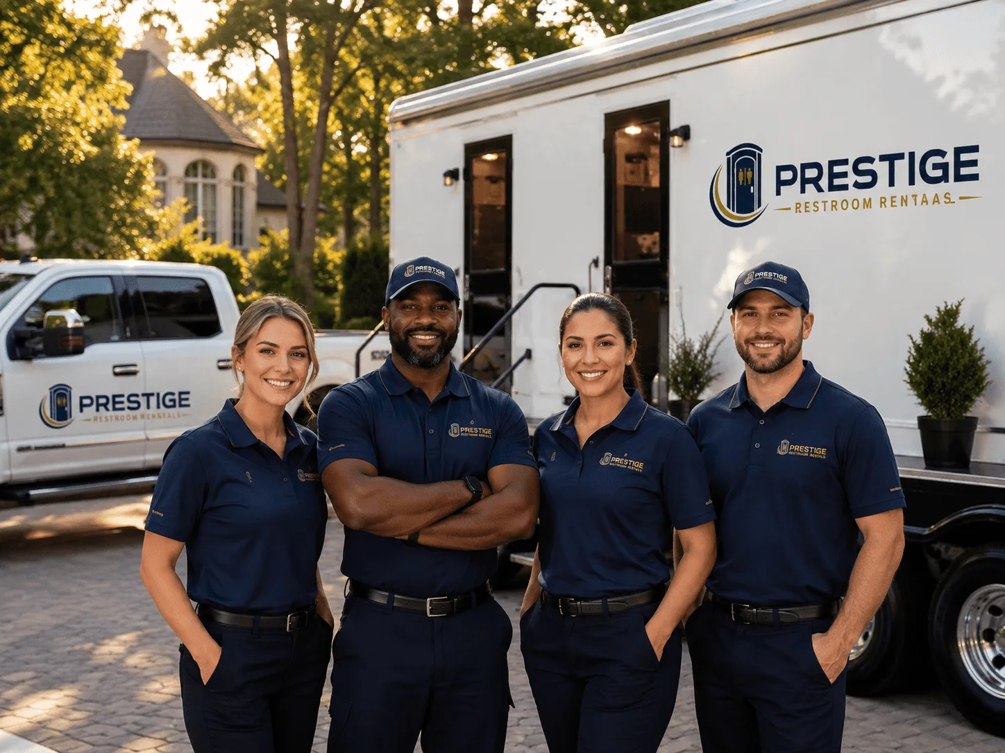 Trusted Luxury Portable Restrooms company in Ewing, IL